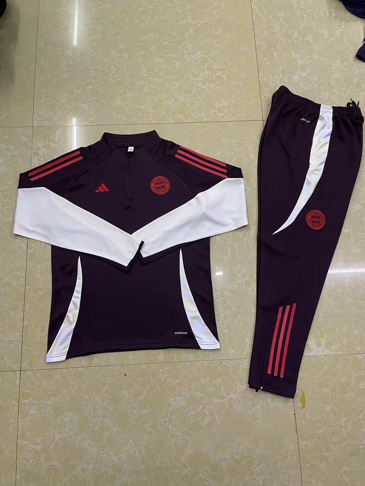 AAA Quality Germany 24/25 Tracksuit - Black/White/Red